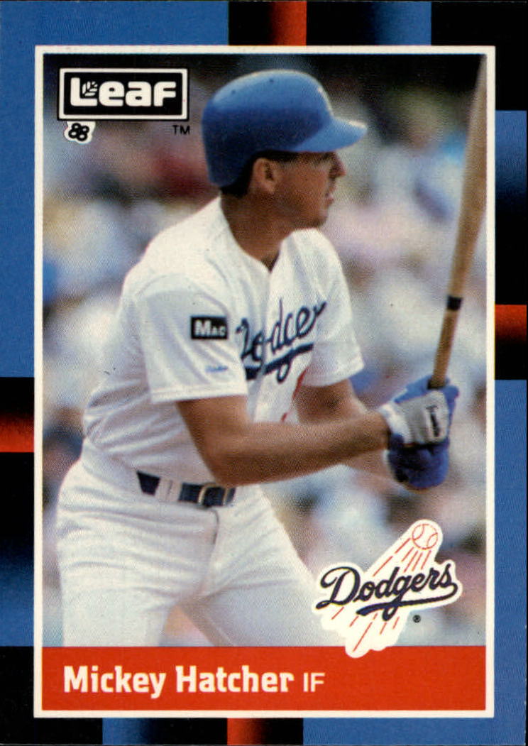 1988 Leaf/Donruss Baseball Cards       122     Mickey Hatcher